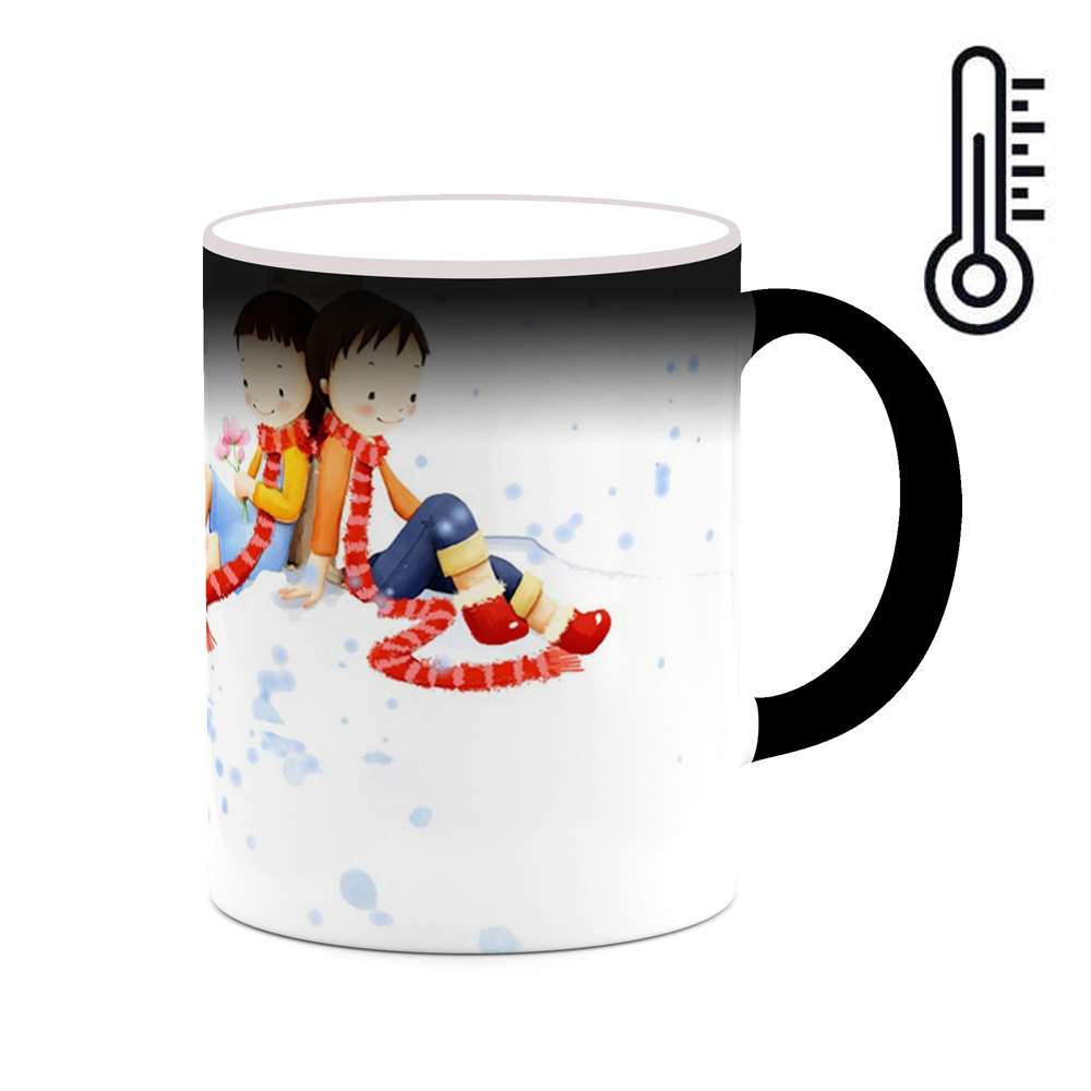 ماگ حرارتی کاکتی طرح عاشقانه مدل mgh20801