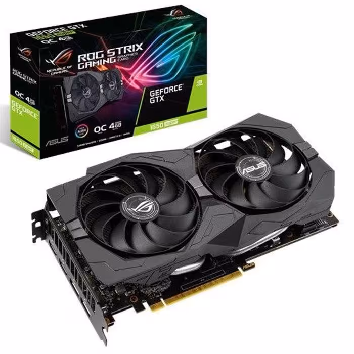کارت گرافیک ایسوس مدل ROG-STRIX-GTX1650S-A4G-GAMING با حافظه 4 گیگابایت