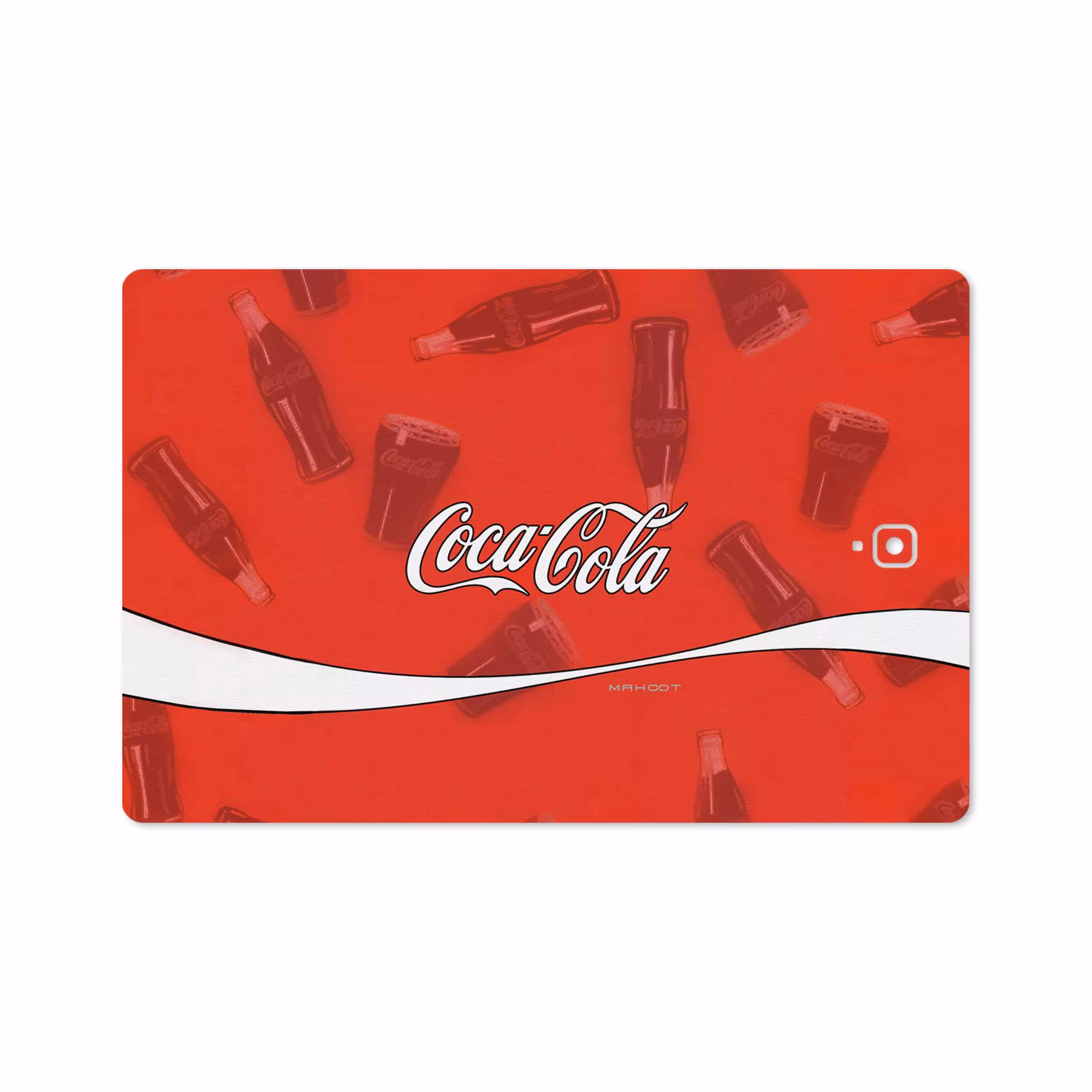 برچسب پوششی ماهوت مدل Coca-Cola-Logo مناسب برای تبلت سامسونگ Galaxy Tab S4 10.5 2018 T835