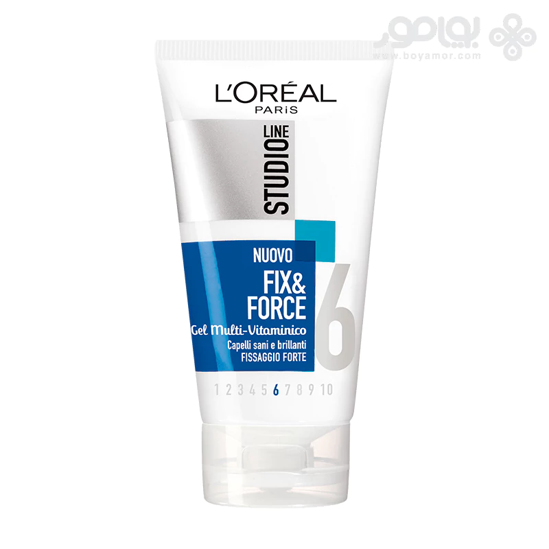 ژل مو نگهدارنده لورال استودیو لاین مدل FIX &amp; FORCE شماره 6