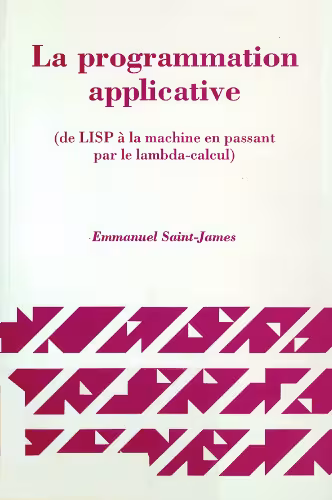 خرید و دانلود نسخه کامل کتاب La programmation applicative