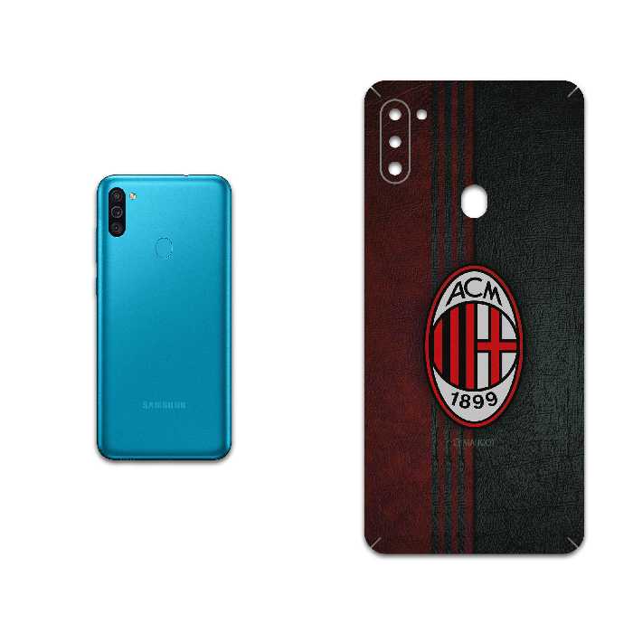 برچسب پوششی ماهوت مدل AC-Milan-FC مناسب برای گوشی موبایل سامسونگ Galaxy M11