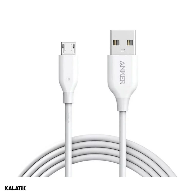 کابل تبدیل USB Type-A به Micro USB انکر مدل A8133 PowerLine به طول 1.8 متر