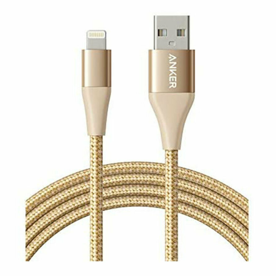 کابل 1.8 متری Lightening انکر A8453HB1 Powerline II Gold