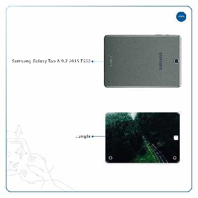 برچسب پوششی ماهوت مدل Jungle مناسب برای تبلت سامسونگ Galaxy Tab A 9.7 2015 T550