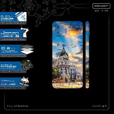 برچسب پوششی ماهوت مدل City of Madrid-FullSkin مناسب برای گوشی موبایل سامسونگ Galaxy A03