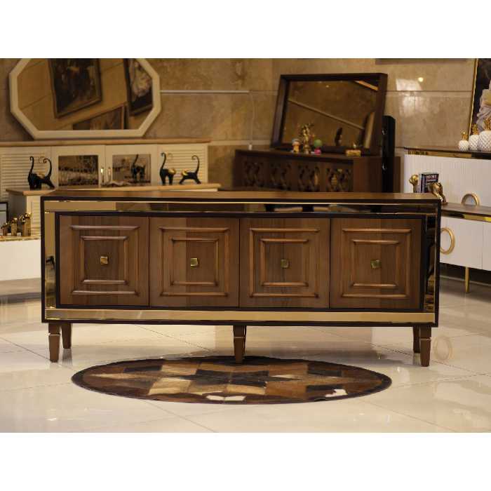 آینه و کنسول مدل الگانت به همراه میز تلویزیون