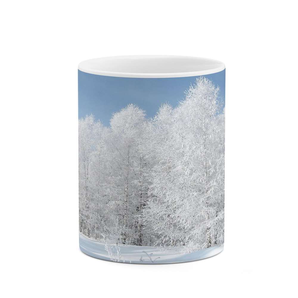 ماگ کاکتی طرح منظره برفی مدل mgs14932