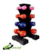 رک دمبل ایروبیک 8 عددی مدل Kv900