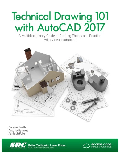 خرید و دانلود نسخه کامل کتاب Technical Drawing 101 with AutoCAD 2017