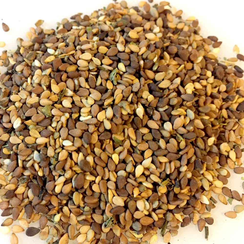 کنجد قهوه ای  100گرم چاشنی خاتون