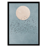 قیمت و خرید تابلو دکوراتیو مدل نقاشی گرافیکی آسمان کد 0164