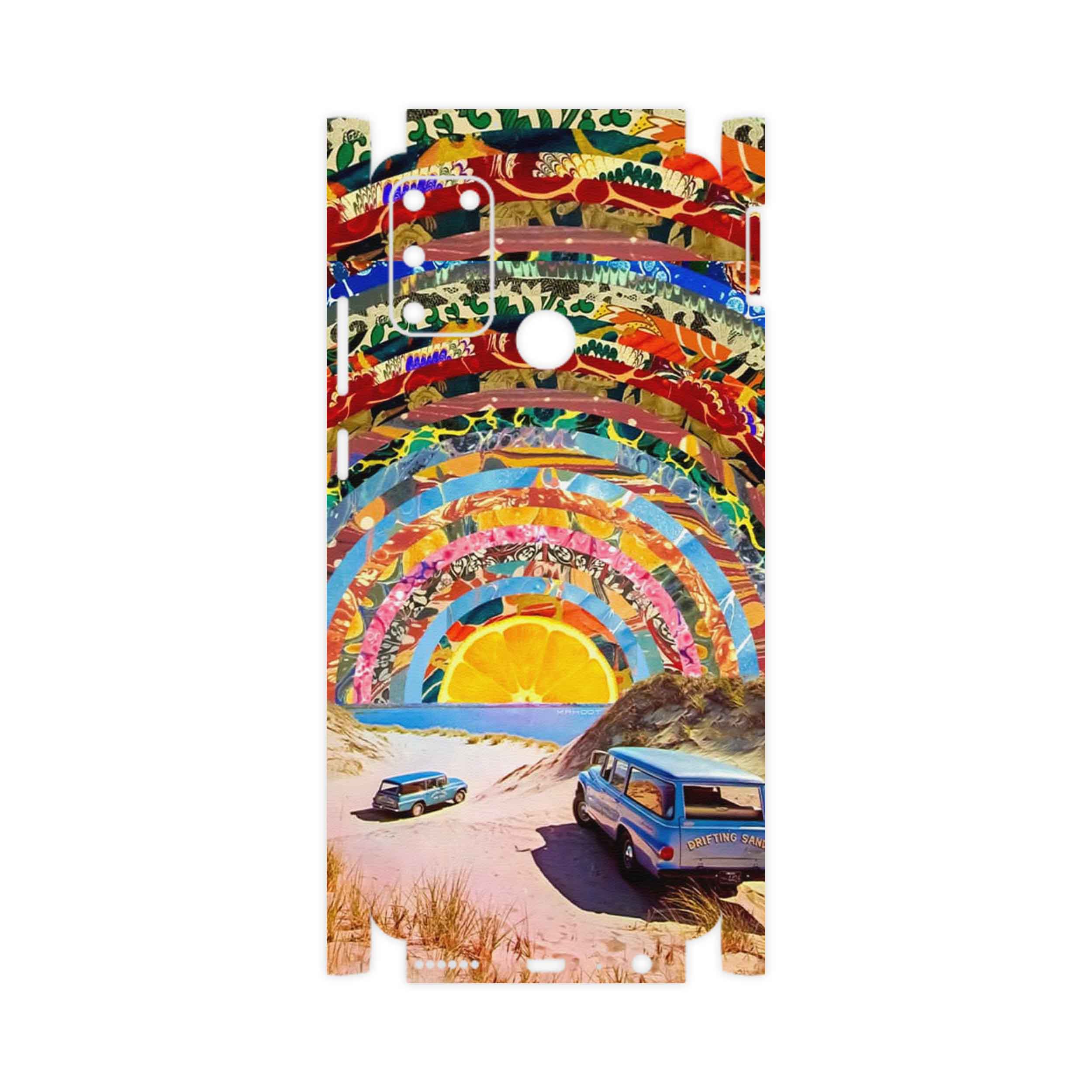 برچسب پوششی ماهوت مدل Collage of Orange Sky-FullSkin مناسب برای گوشی موبایل آنر 9A