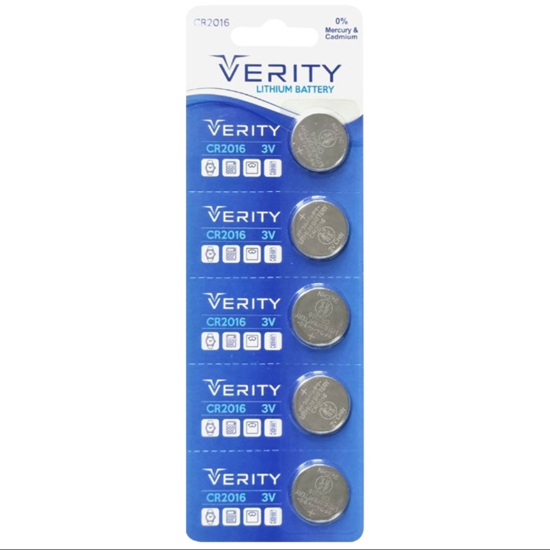 باطری سکه ای وریتی 3v بسته 5عددی