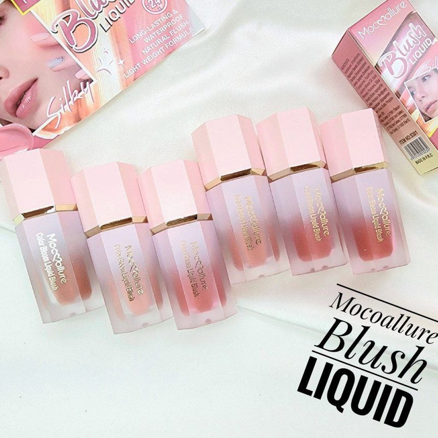 رژگونه مایع پددار Mocoallure