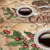 وکتور بنر فنجان قهوه تبلیغاتی | گرافیک با طعم تربچه