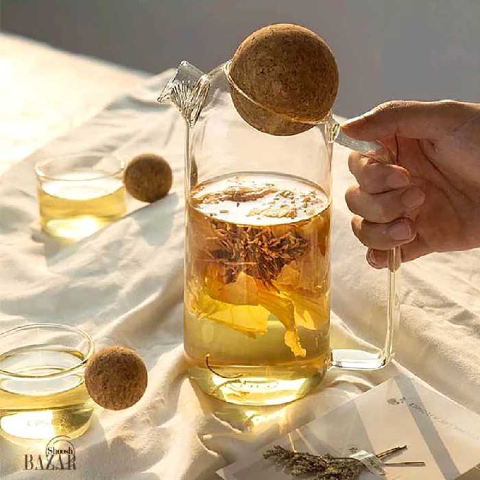 قوری پیرکس در توپی شعله مستقیم 3 سایز