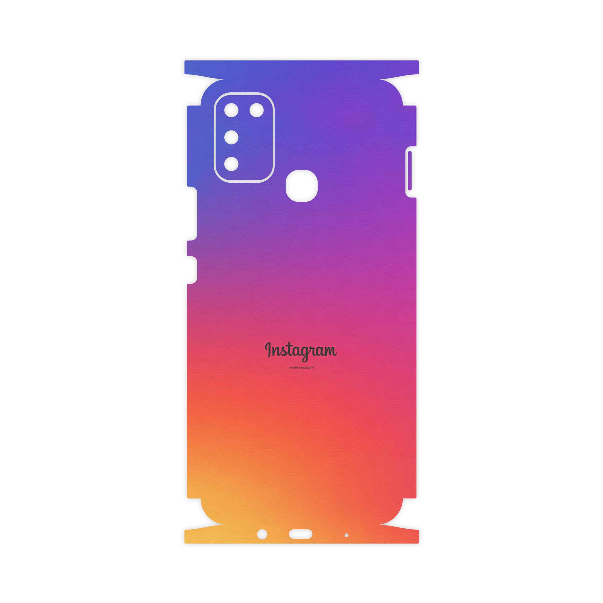 برچسب پوششی ماهوت مدل Instagram-FullSkin مناسب برای گوشی موبایل اینفینیکس Hot 10 Play