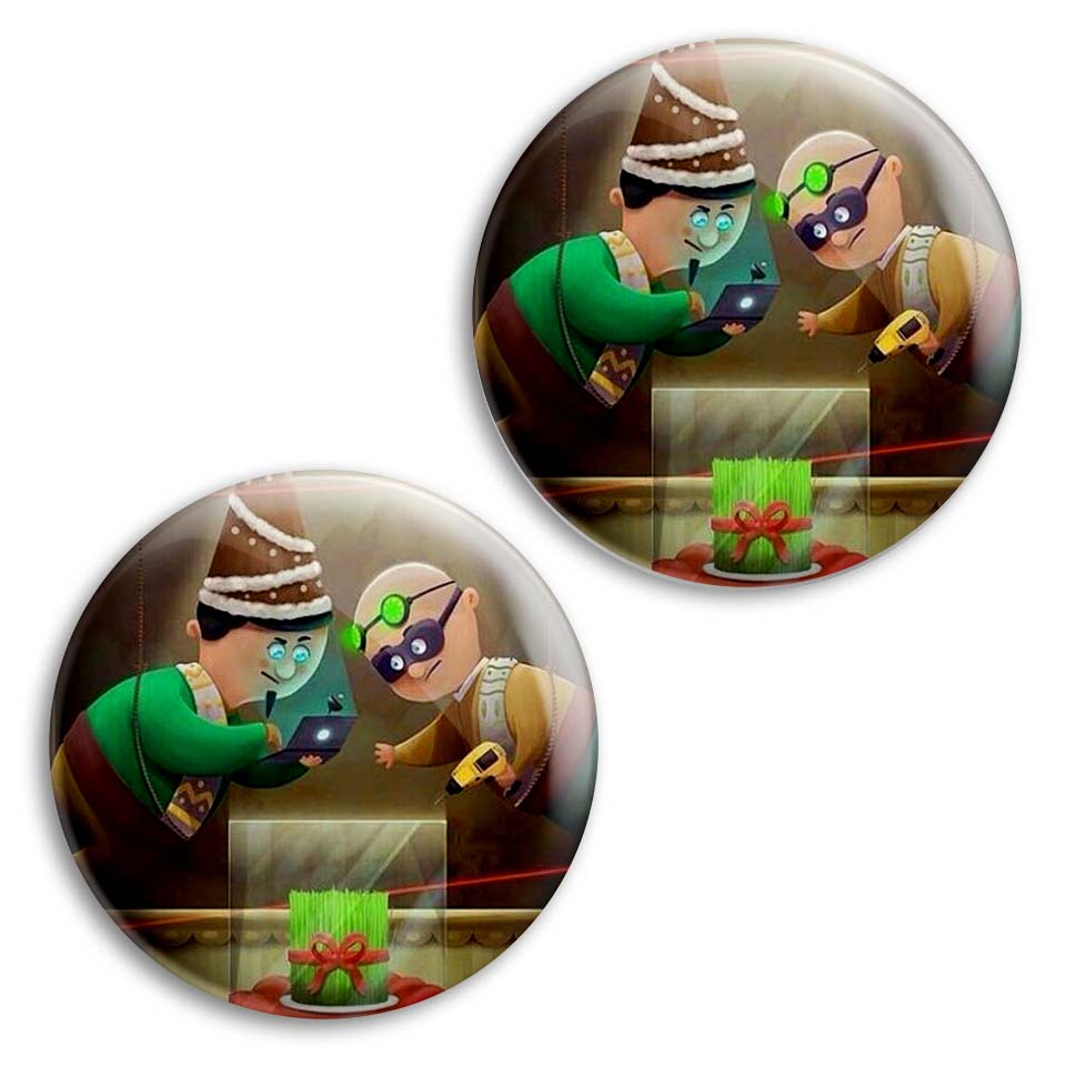  پیکسل پرمانه طرح عید نوروز کد pm2n.1334 مجموعه 2 عددی