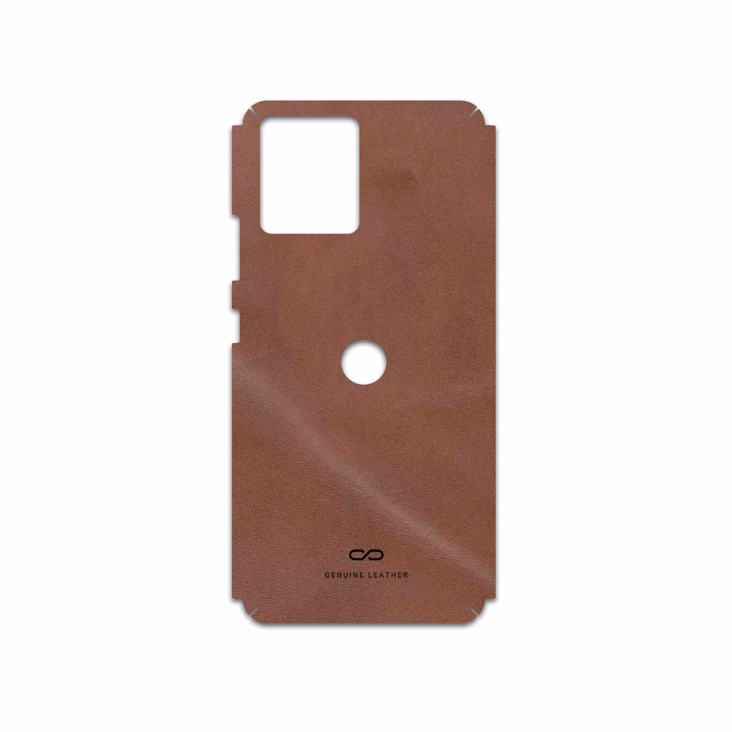 برچسب پوششی ماهوت مدل Matte-Natural-Leather مناسب برای گوشی موبایل موتورولا Edge 30 Fusion