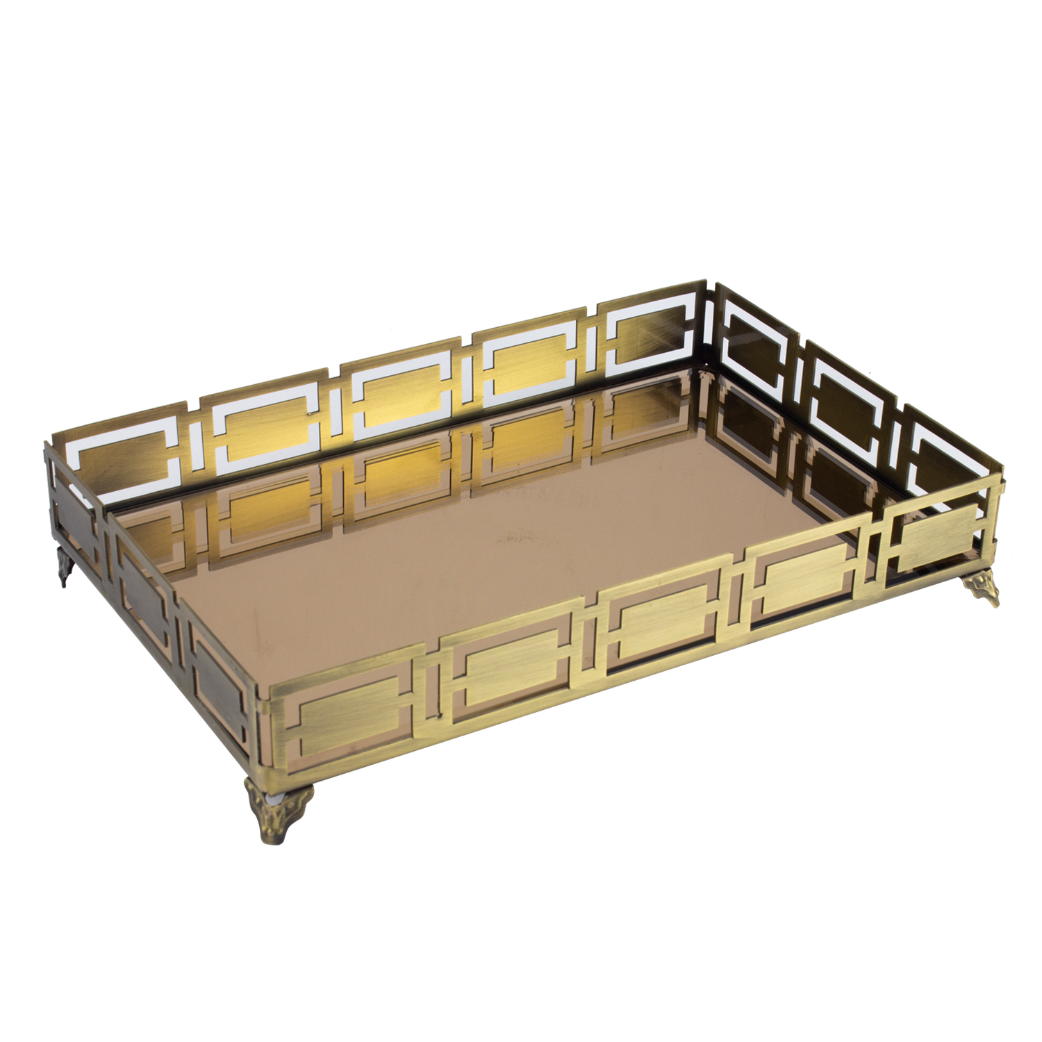 سینی مدل کف آیینه ای کد 281