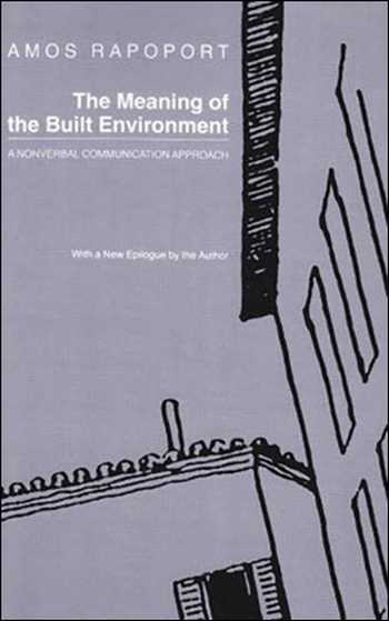󾕇 دانلود کتاب The Meaning of the Built Environment - A Nonverbal Communication Approach - دانلود کتاب های دانشگاهی