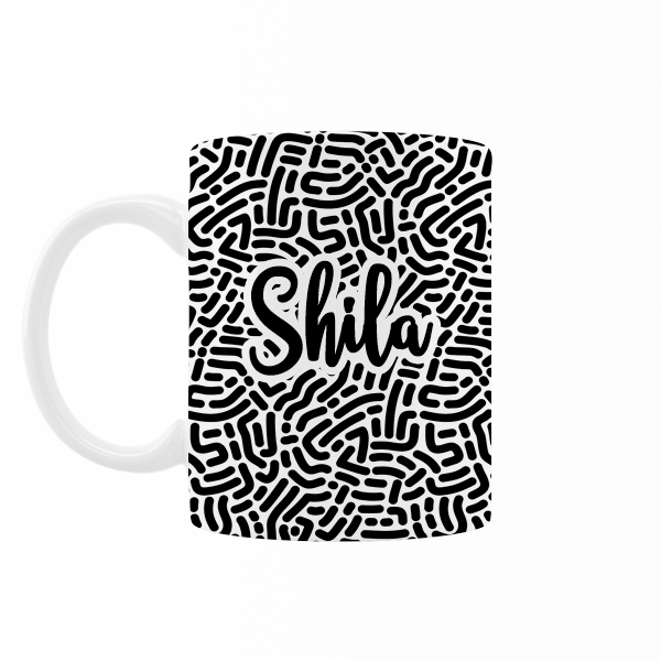 ماگ رژارت مدل اسم شیلا