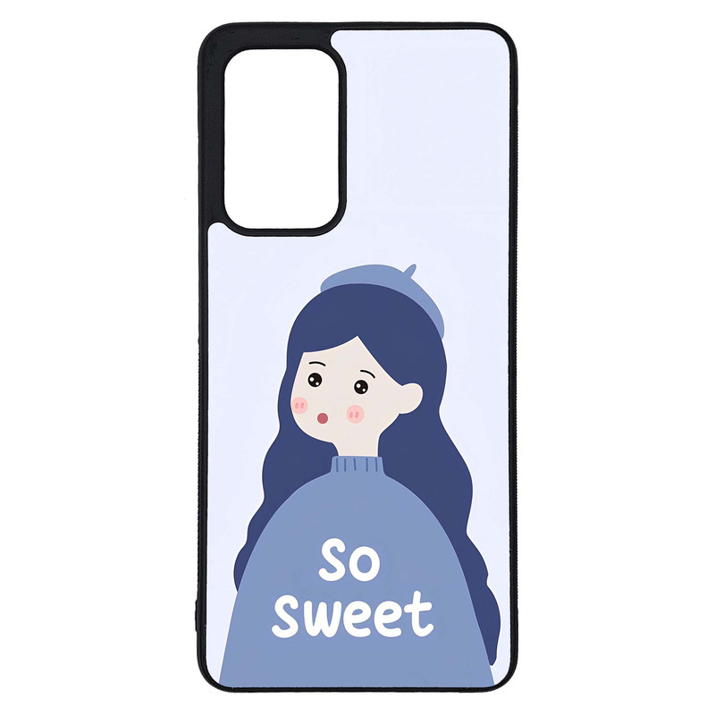 کاور طرح دختر کد G-105 مناسب برای گوشی موبایل سامسونگ Galaxy A52s / A52 / A52 5G | دیجی قاب دونی