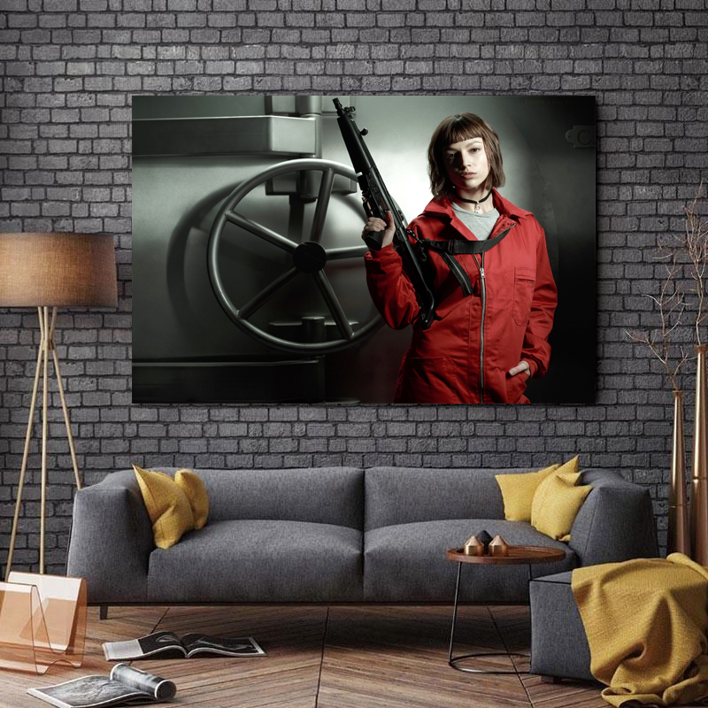 تابلو شاسی طرح سینما مدل Money Heist کد A429