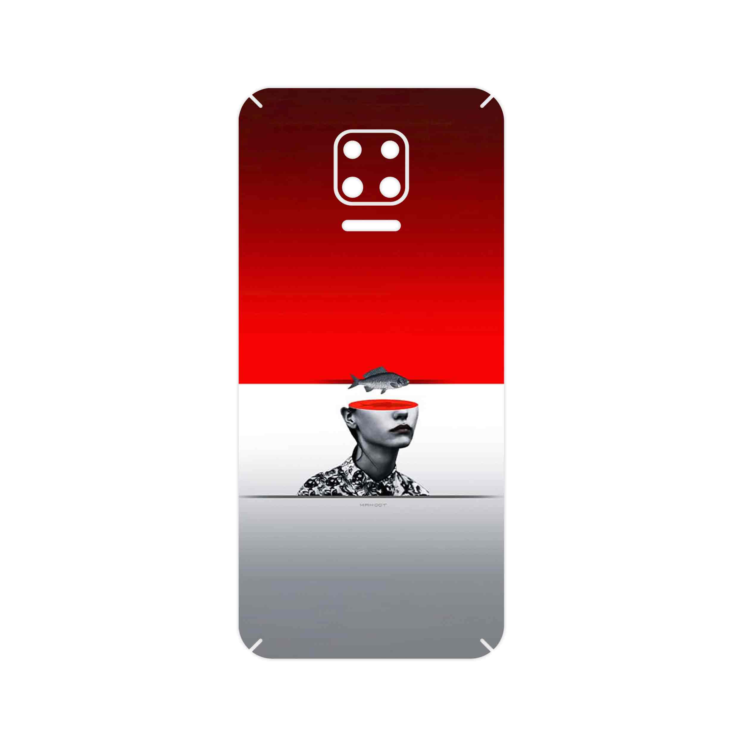 برچسب پوششی ماهوت مدل Collage of surreal Portrait of Women 1 مناسب برای گوشی موبایل شیائومی Redmi Note 9S