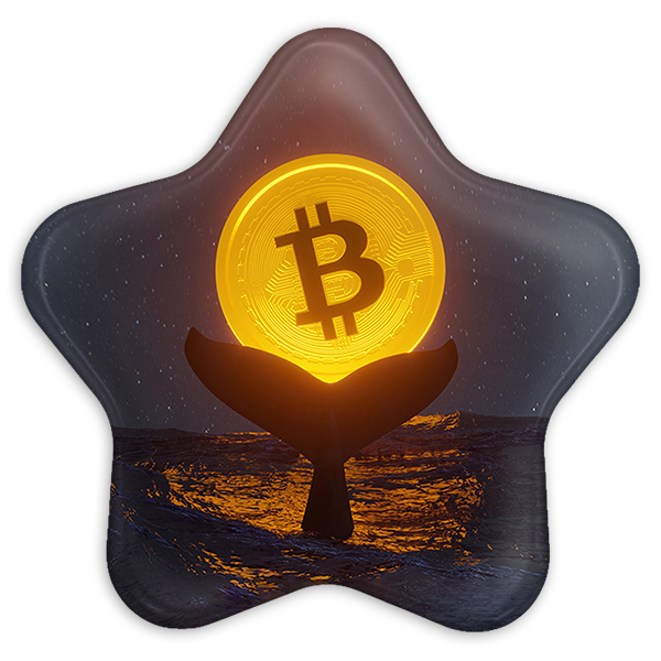 پیکسل خندالو طرح ارز دیجیتال بیت کوین مدل ستاره ای کد 10897