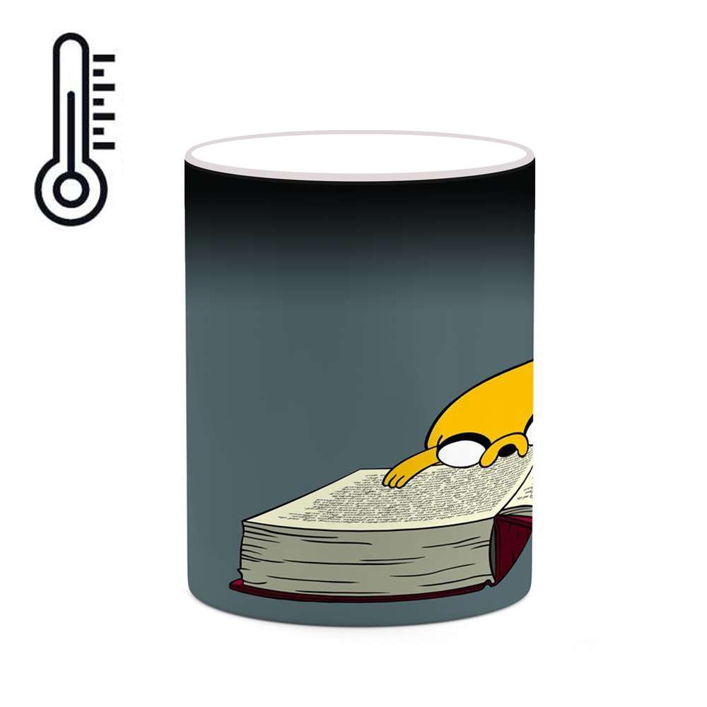 ماگ حرارتی کاکتی طرح کارتون Adventure Time مدل mgh22080