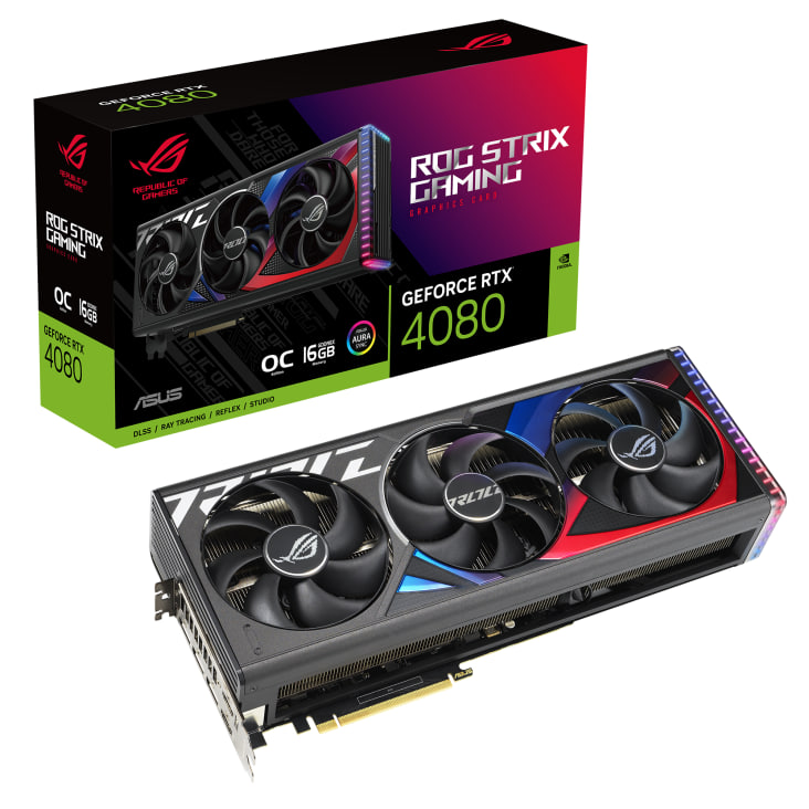 کارت گرافیک مدل RTX-4080 O16GB Rog Strix Gaming Asus ایسوس