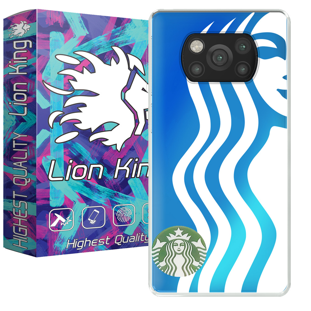 کاور لاین کینگ مدل هولوگرامی مناسب برای گوشی موبایل  شیائومی Poco X3 / Poco X3 Pro