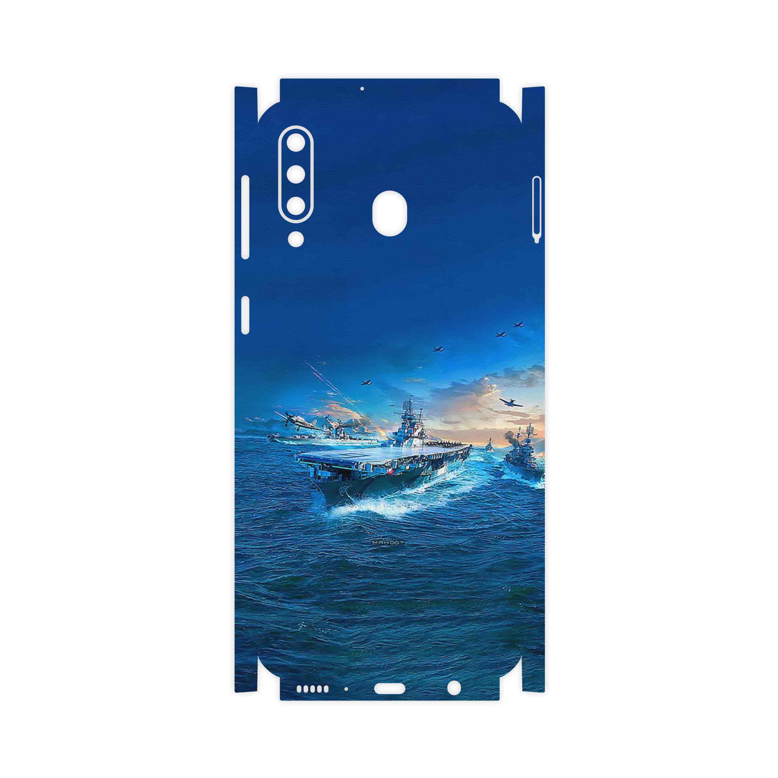 برچسب پوششی ماهوت مدل Warship-FullSkin مناسب برای گوشی موبایل سامسونگ Galaxy M30