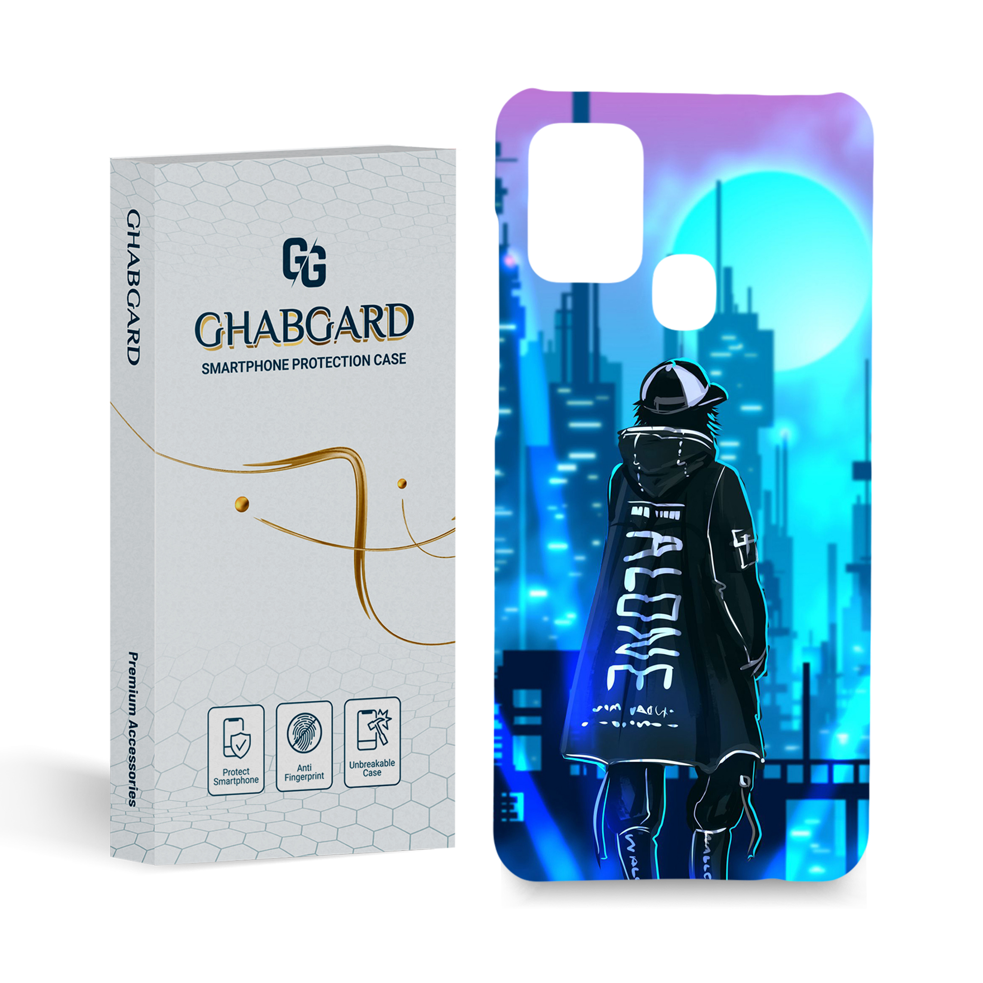 کاور قاب گارد مدل پسرانه مناسب برای گوشی موبایل سامسونگ galaxy A21s 