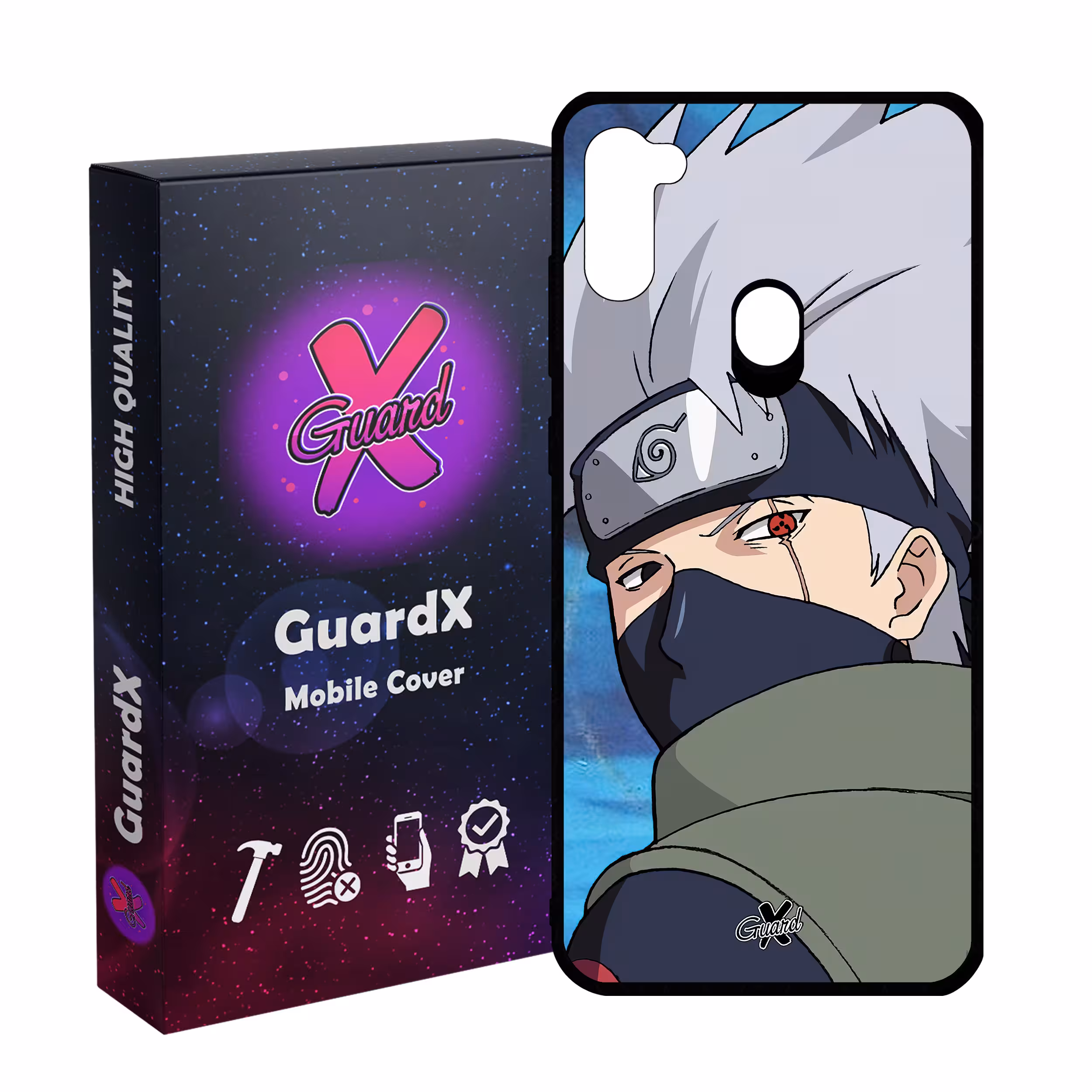 کاور گارد ایکس طرح Kakashi Anime مدل Glass10523 مناسب برای گوشی موبایل سامسونگ Galaxy A11/M11