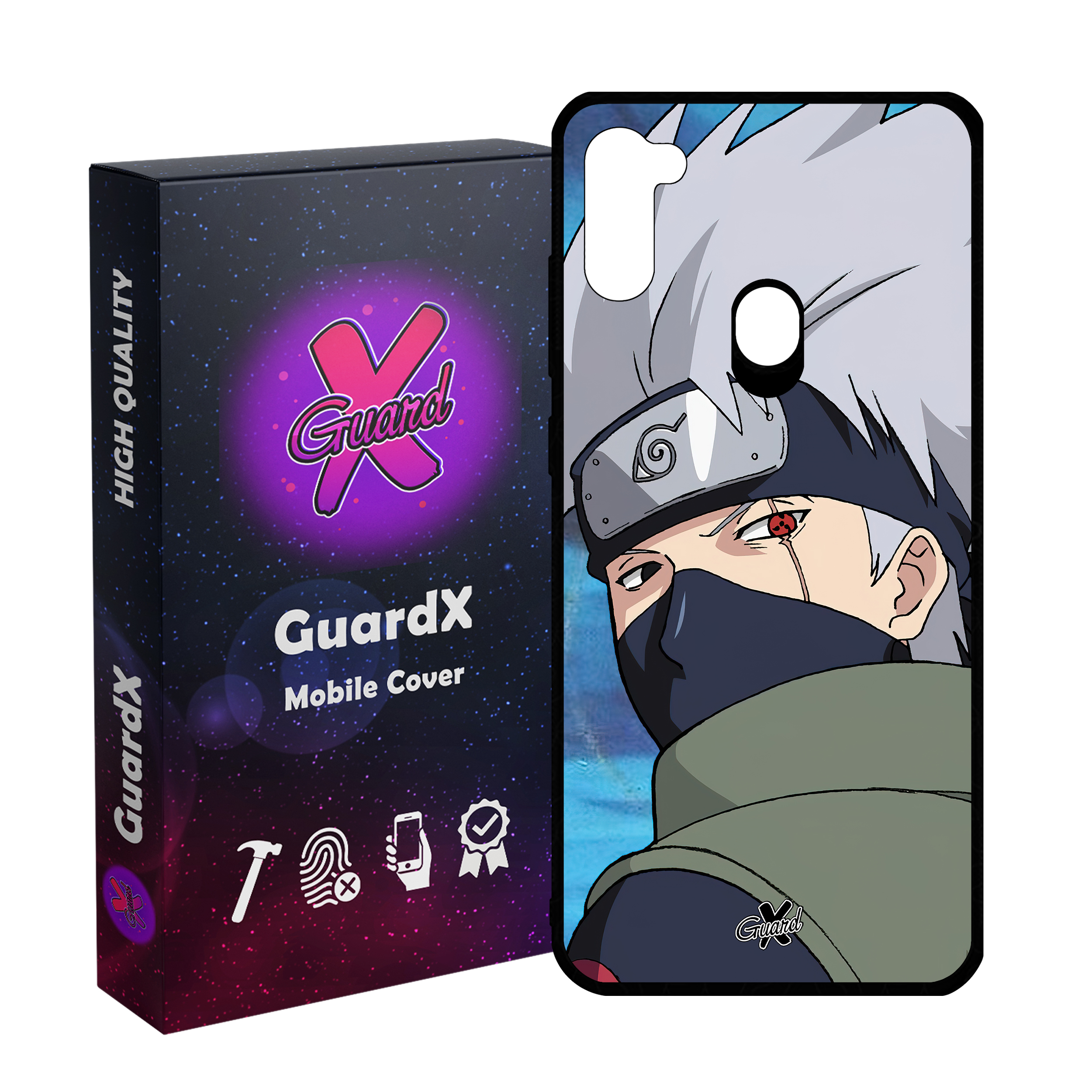 کاور گارد ایکس طرح Kakashi Anime مدل Glass10523 مناسب برای گوشی موبایل سامسونگ Galaxy A11/M11