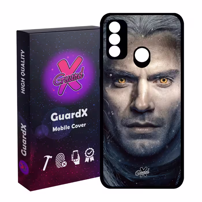 کاور گارد ایکس طرح Witcher مدل Glass10177 مناسب برای گوشی موبایل هوآوی P Smart 2020