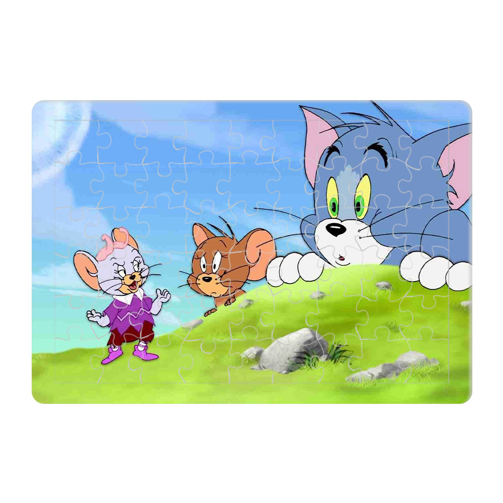 پازل 54 تکه طرح تام و جری مدل P1330