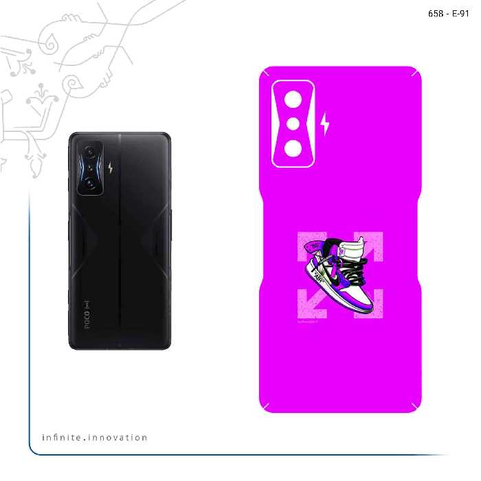 برچسب پوششی ماهوت مدل Nike Air Sneaker Digital Art مناسب برای گوشی موبایل شیائومی Poco F4 GT 5G