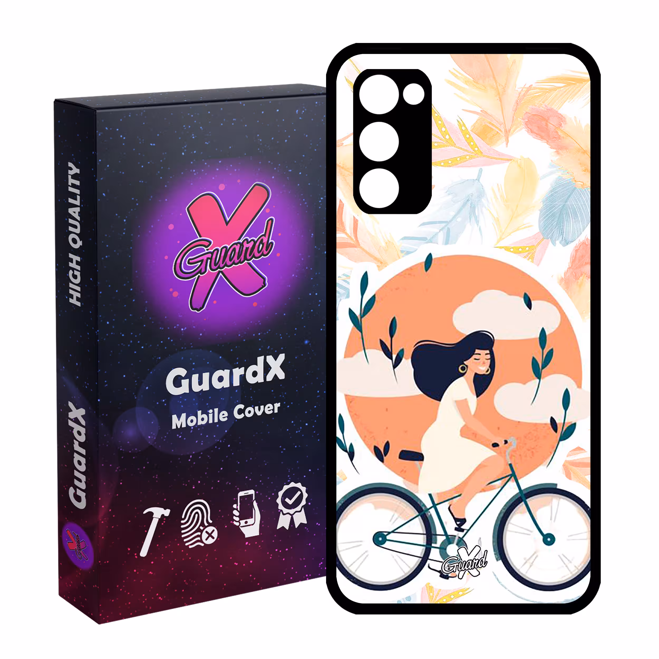 کاور گارد ایکس طرح Girl مدل Glass10340 مناسب برای گوشی موبایل سامسونگ Galaxy S20 FE