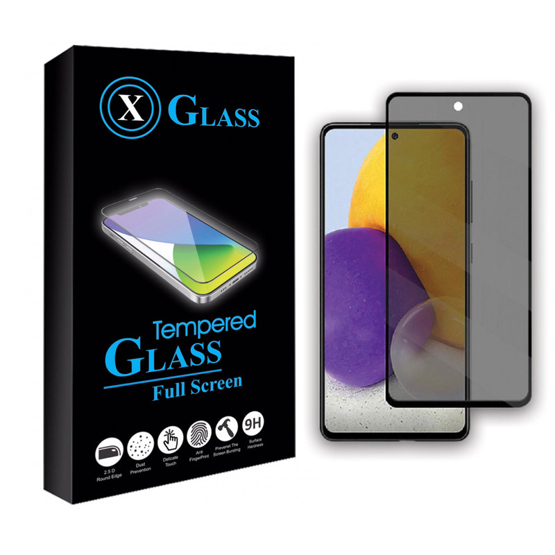 محافظ صفحه نمایش ایکس گلس مدل فول پرایوسی مناسب برای گوشی موبایل سامسونگ GALAXY A52 5G | کالا برتری