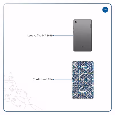 برچسب پوششی ماهوت مدل Iran-Tile1 مناسب برای تبلت لنوو Tab M7 2019