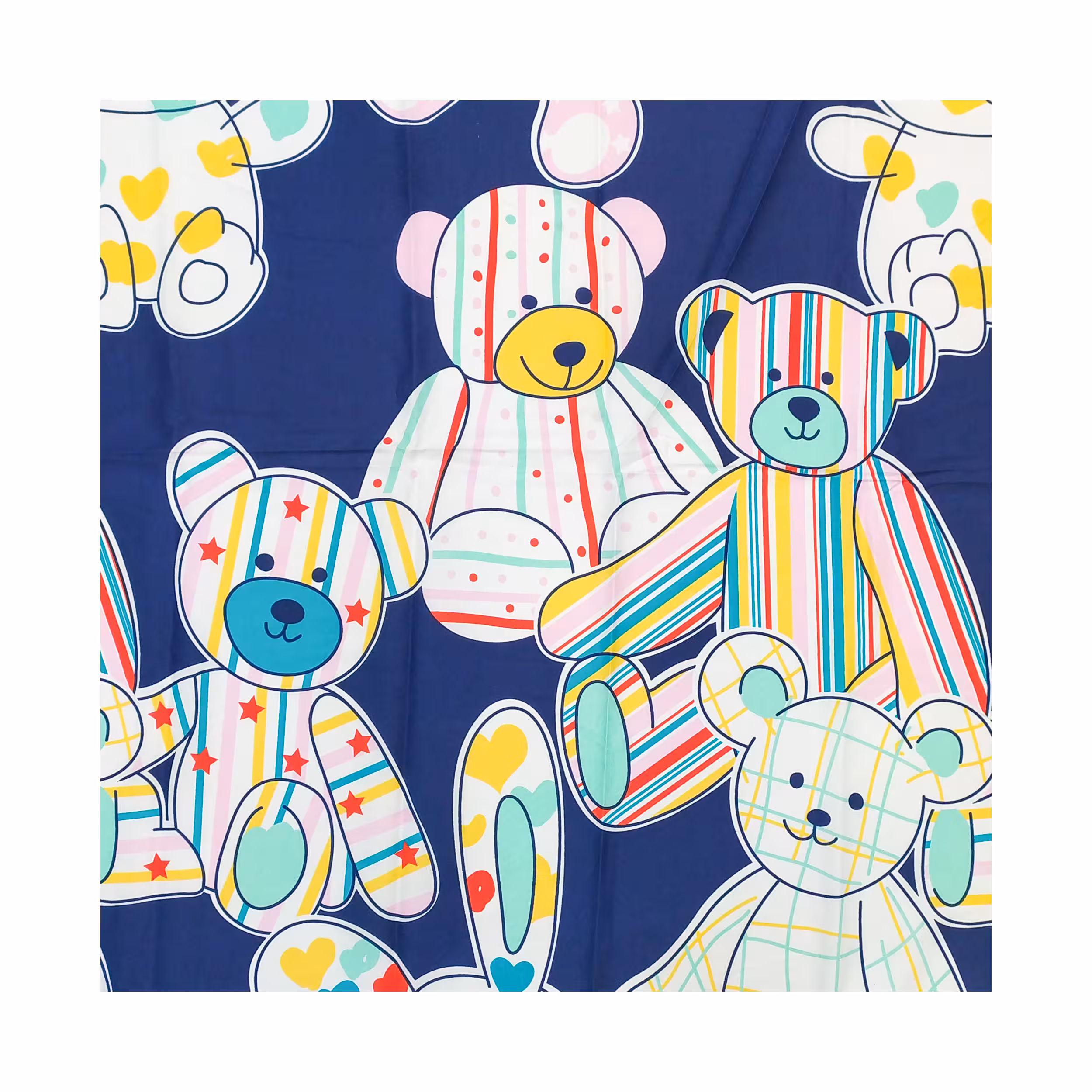 ملحفه آدنو مدل Ted کد IR85 یک نفره سایز 140x240 سانتی متر