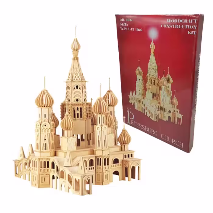 پازل سه بعدی چوبی St. Petersburg مدل DH-006