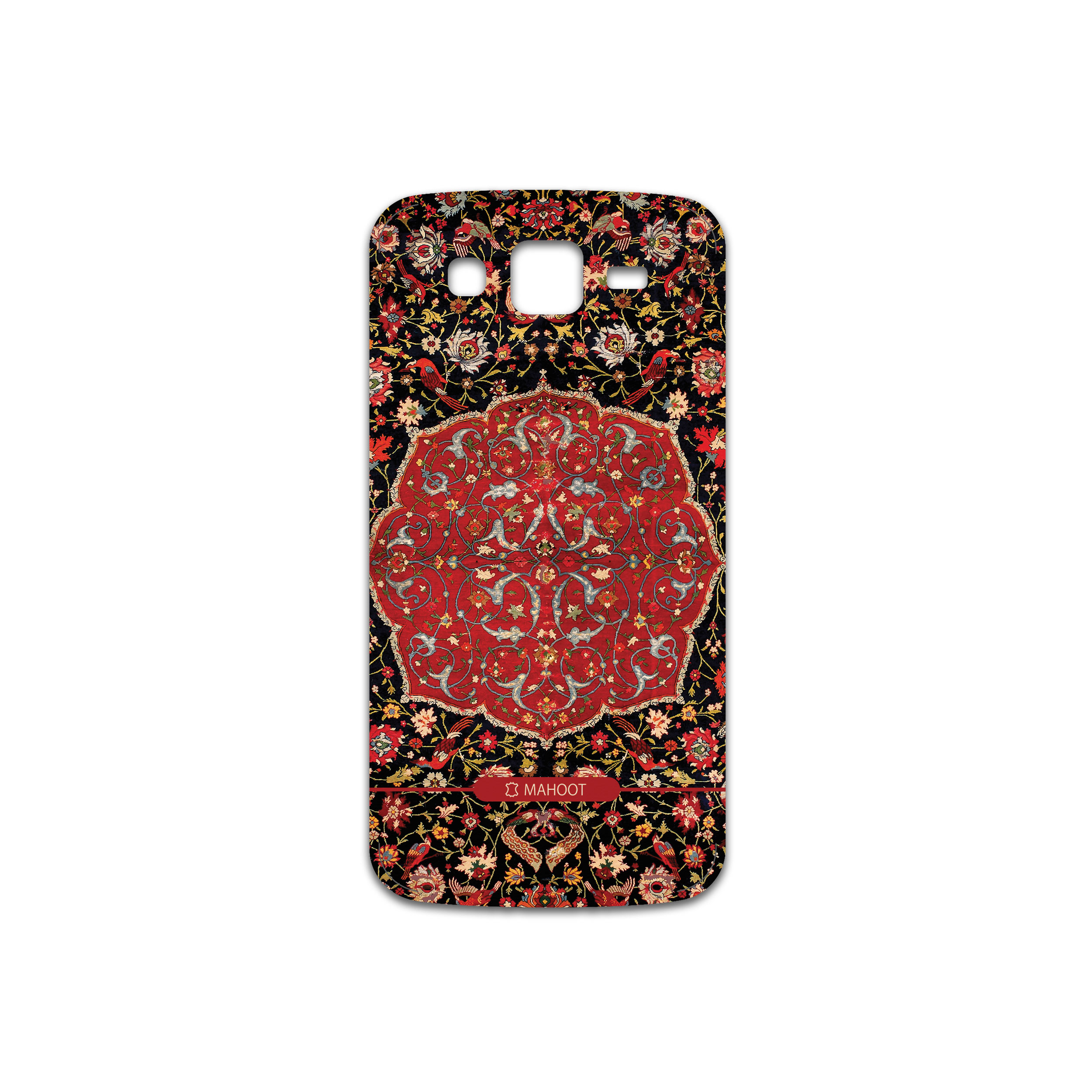 برچسب پوششی ماهوت مدل Persian-Carpet-Red مناسب برای گوشی موبایل سامسونگ Galaxy Grand 2