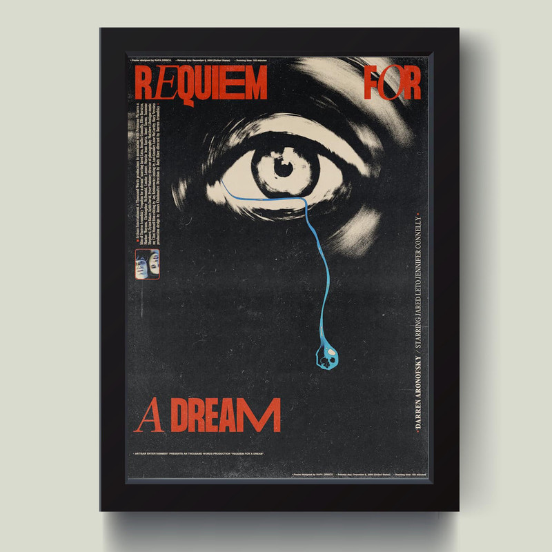 تابلو مدل  Requiem for a Dream کد MJ131388 | دنیای قاب