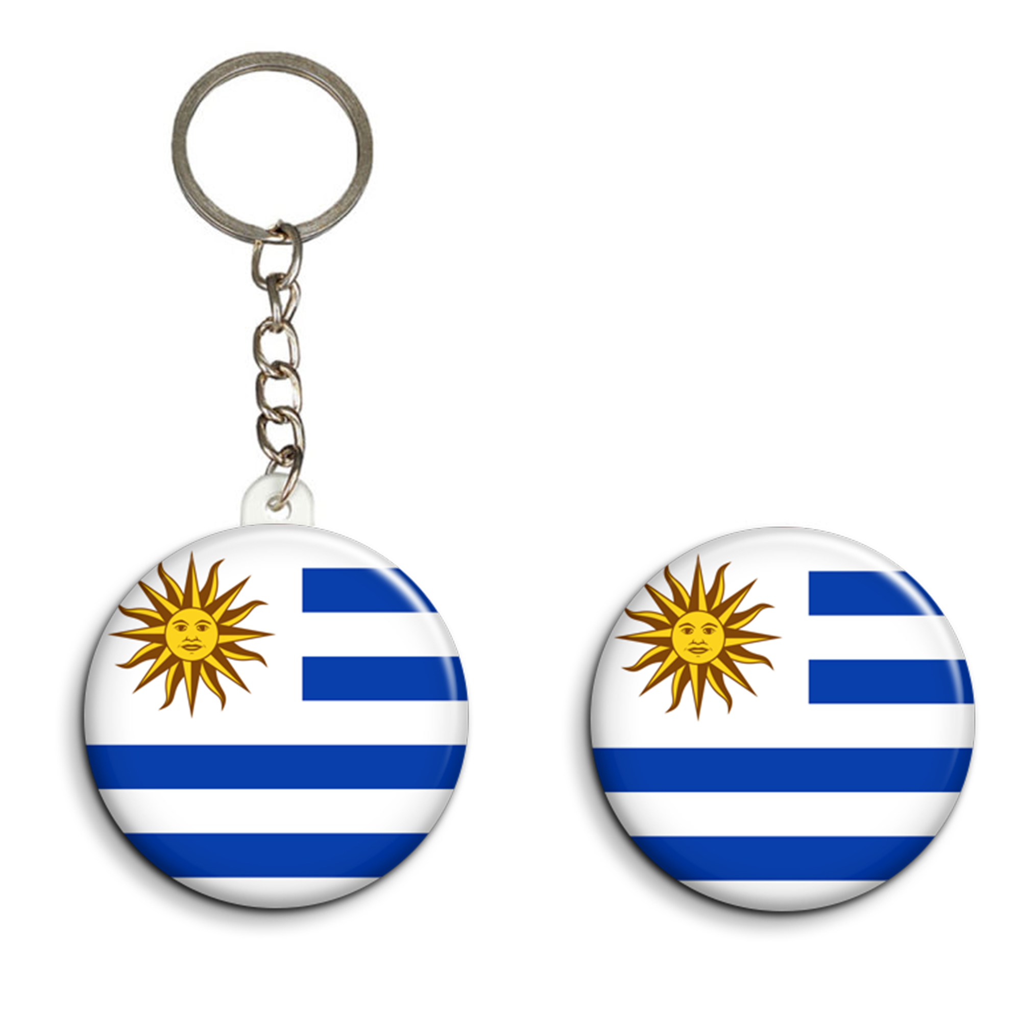 پیکسل مدل پرچم اروگوئه کد Uruguay به همراه جاکلیدی