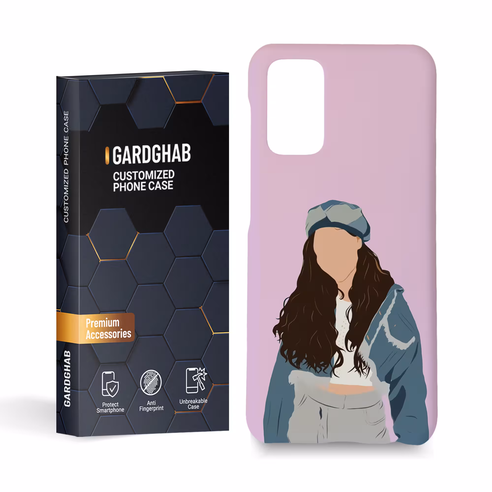 کاور گارد قاب مدل دخترانه مناسب برای گوشی موبایل سامسونگ Galaxy A13 4G